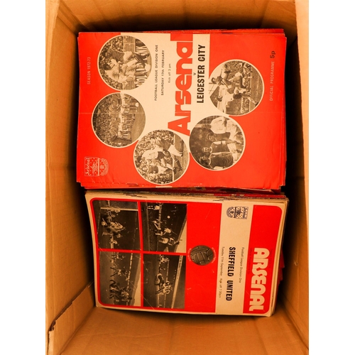 13 - FOOTBALL PROGRAMMES 1970'S - BOURNEMOUTH TO CHARLTON. Approximately 1030 league and cup games from 1... 