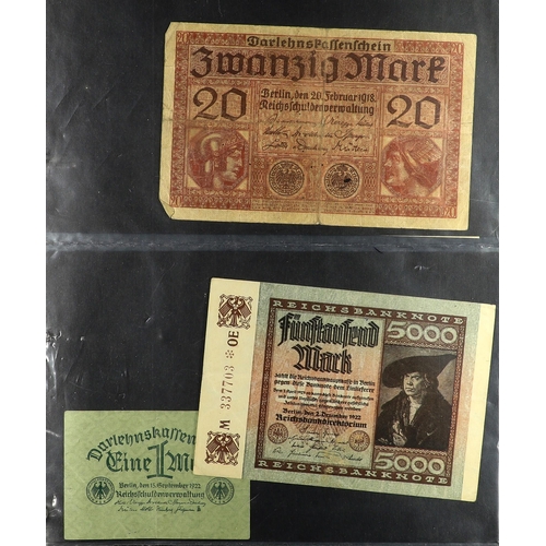 2 - BANK NOTE COLLECTION. Includes Russia 1917-1919, Siberia 1919, Georgia 1919, Poland, Bulgaria 1951, ... 