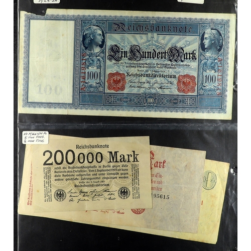 2 - BANK NOTE COLLECTION. Includes Russia 1917-1919, Siberia 1919, Georgia 1919, Poland, Bulgaria 1951, ... 