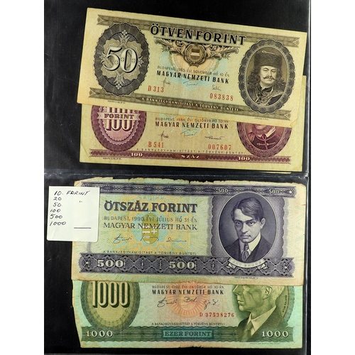 2 - BANK NOTE COLLECTION. Includes Russia 1917-1919, Siberia 1919, Georgia 1919, Poland, Bulgaria 1951, ... 