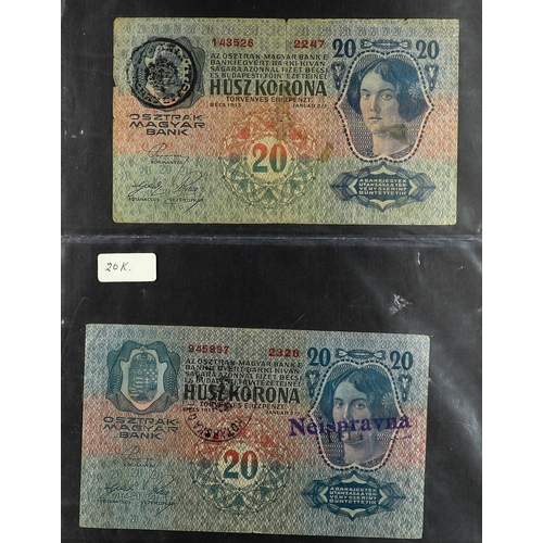 2 - BANK NOTE COLLECTION. Includes Russia 1917-1919, Siberia 1919, Georgia 1919, Poland, Bulgaria 1951, ... 