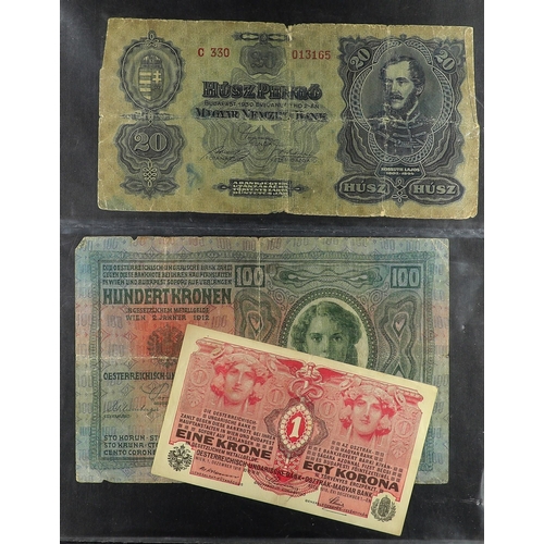 2 - BANK NOTE COLLECTION. Includes Russia 1917-1919, Siberia 1919, Georgia 1919, Poland, Bulgaria 1951, ... 