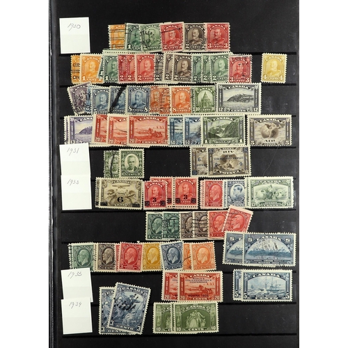 219 - CANADA 1859-1952 COLLECTION of mint and used stamps incl. 1859 1c, 5c, 12½c & 17c used, 1868-90 Larg... 