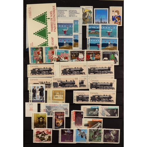 222 - CANADA 1952-2009 COLLECTION of mainly mint with 1960 onwards never hinged, plus many sets duplicated... 