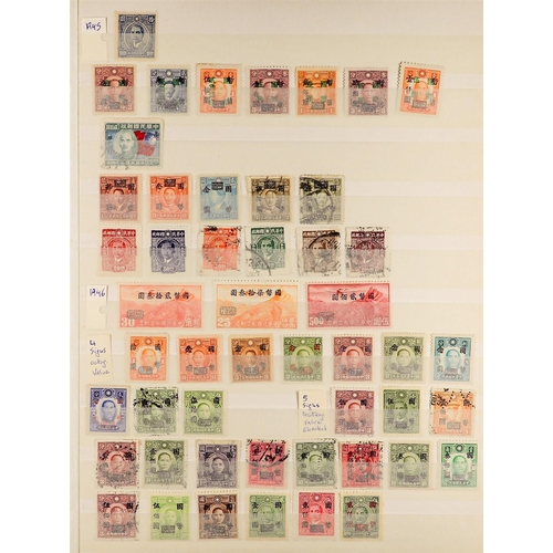 234 - CHINA 1898-1956 ranges in a stockbook, unchecked. (Qty)