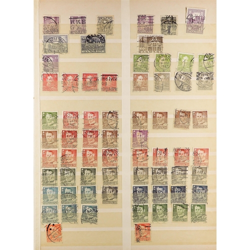 262 - DENMARK PERFINS COLLECTION 1900's to 1970's collection of used stamps incl. 