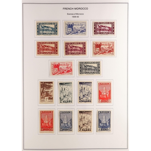 289 - FRENCH COLONIES MOROCCO 1891-1955 mint collection incl. 1902-10 surcharges to 1p & 2p, 1911-17 surch... 