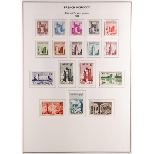 289 - FRENCH COLONIES MOROCCO 1891-1955 mint collection incl. 1902-10 surcharges to 1p & 2p, 1911-17 surch... 