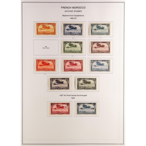 289 - FRENCH COLONIES MOROCCO 1891-1955 mint collection incl. 1902-10 surcharges to 1p & 2p, 1911-17 surch... 