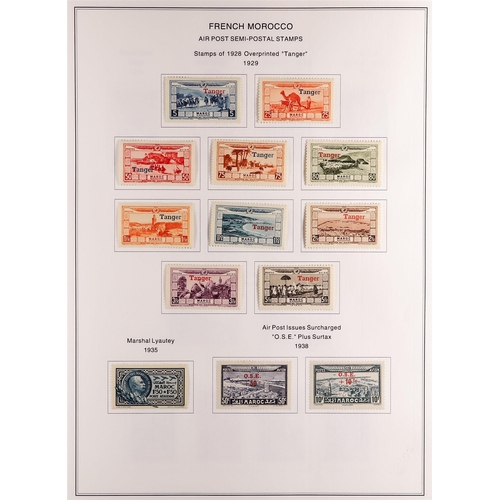 289 - FRENCH COLONIES MOROCCO 1891-1955 mint collection incl. 1902-10 surcharges to 1p & 2p, 1911-17 surch... 