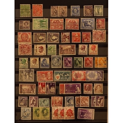 29 - COLLECTIONS & ACCUMULATIONS BRITISH COMMONWEALTH all periods mint or used in four stock books, incl.... 