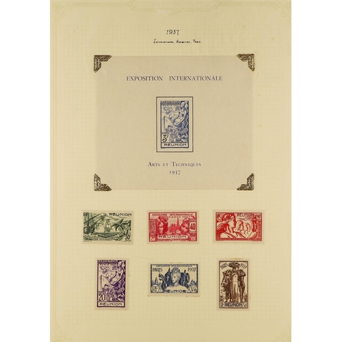 290 - FRENCH COLONIES REUNION 1885-1974 mint collection of Postage issues, with a few early imperfs incl.1... 