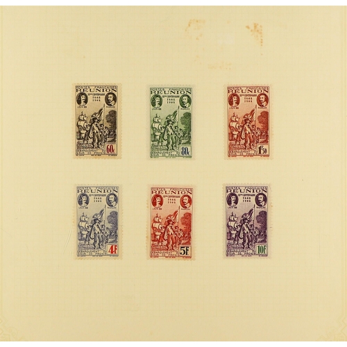 290 - FRENCH COLONIES REUNION 1885-1974 mint collection of Postage issues, with a few early imperfs incl.1... 