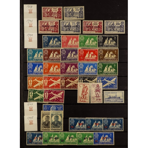 298 - FRENCH COLONIES ST PIERRE ET MIQUELON 1891-1959 mint collection incl. 1941 