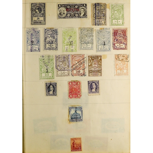 34 - COLLECTIONS & ACCUMULATIONS FOREIGN COUNTRIES - OLD TIME COLLECTION in two spring-back albums, with ... 