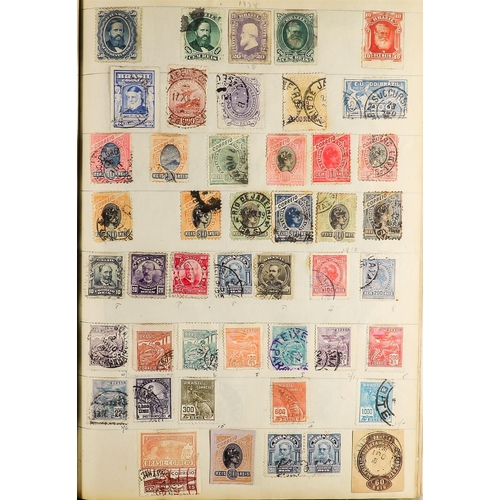 34 - COLLECTIONS & ACCUMULATIONS FOREIGN COUNTRIES - OLD TIME COLLECTION in two spring-back albums, with ... 