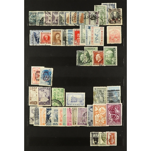 355 - GREECE IN 7 STOCKBOOKS with some light duplication, mainly 1900's-70's mint or used incl. some Areas... 