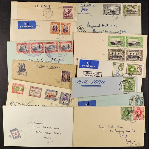 39 - COLLECTIONS & ACCUMULATIONS COMMONWEALTH COVERS a tub with largely KGVI to about 1970's commercial a... 