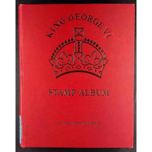 43 - COLLECTIONS & ACCUMULATIONS GEORGE VI COMMONWEALTH CROWN ALBUM with mint or used ranges incl. some b... 