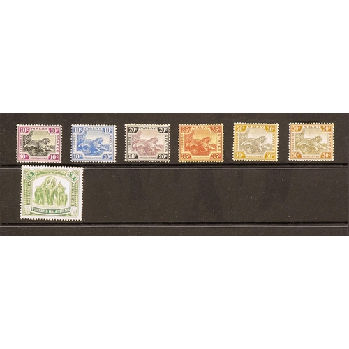 455 - MALAYA STATES FEDERATED MALAY STATES 1900-22 mint collection incl. 1900 Negri Sembilan overprinted s... 