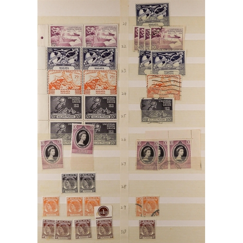 465 - MALAYA STATES PENANG 1948-60's mint and used ranges with light duplication, incl. KGVI mint to $1, U... 