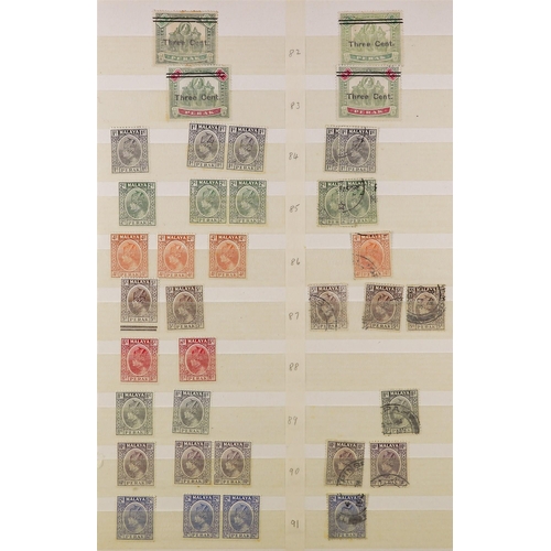 466 - MALAYA STATES PERAK 1889-1960's mint and used ranges, with some light duplication, incl. 1884-1891 v... 