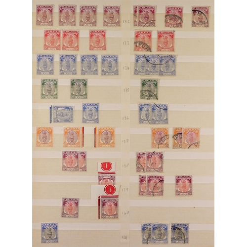 466 - MALAYA STATES PERAK 1889-1960's mint and used ranges, with some light duplication, incl. 1884-1891 v... 