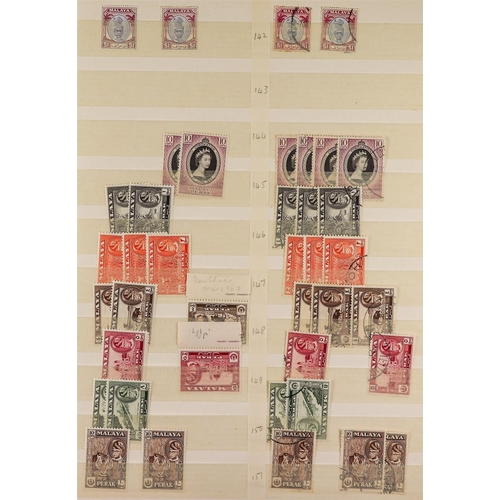 466 - MALAYA STATES PERAK 1889-1960's mint and used ranges, with some light duplication, incl. 1884-1891 v... 