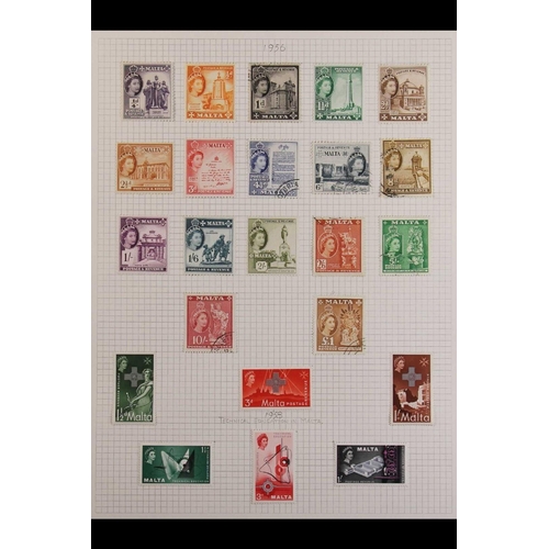 476 - MALTA 1953-2004 mint & used colln, mostly all diff, many sets etc (620+ stamps)