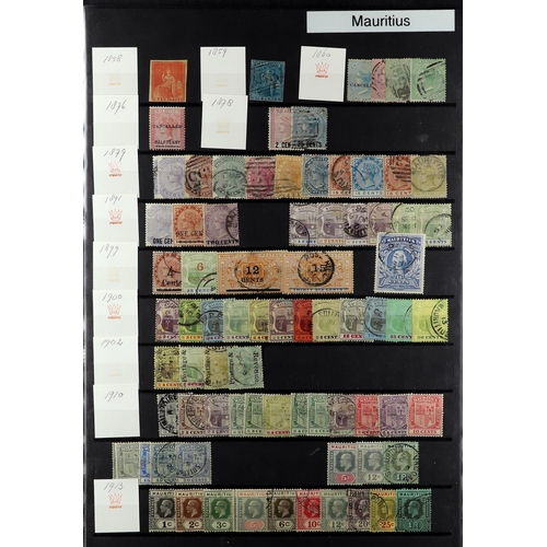 477 - MAURITIUS 1858-2001 COLLECTION of mint & used (sometimes both), incl. 1858-62 6d vermilion mint & 18... 