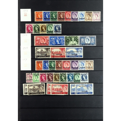 490 - MOROCCO AGENCIES 1898-1957 MINT & USED COLLECTION incl. 1898-1900 to 2p used incl 5c Broken 'M' used... 