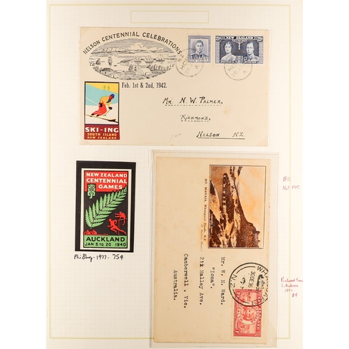 512 - NEW ZEALAND 1935-96 SPORTS ON STAMPS collection of mostly never hinged mint stamps and miniature she... 