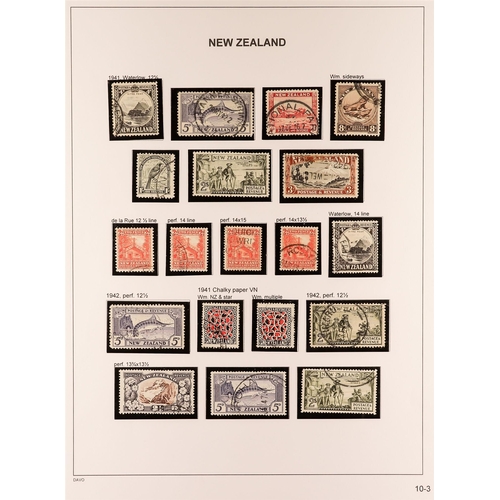 513 - NEW ZEALAND 1936-42 PICTORIAL DEFINITIVES fine used complete set (SG 577/590c plus 630/31), with all... 