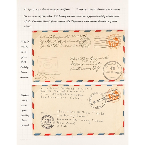 532 - PAPUA NEW GUINEA WW2 AUSTRALIAN FORCES IN PNG a collection of covers, unstamped or bearing Australia... 