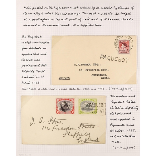 553 - PAPUA 1932-42 COVERS COLLECTION incl. 