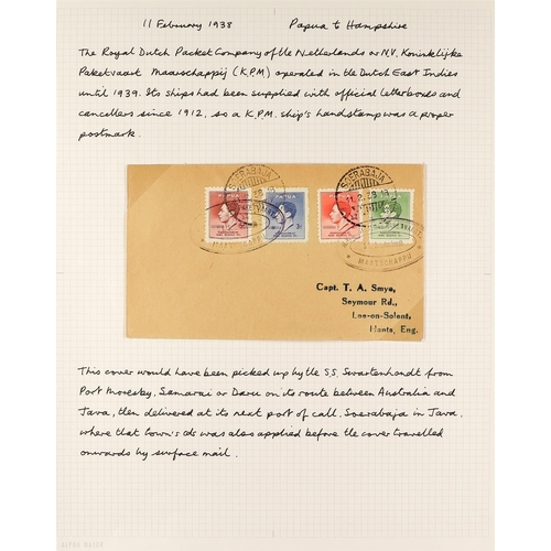 553 - PAPUA 1932-42 COVERS COLLECTION incl. 