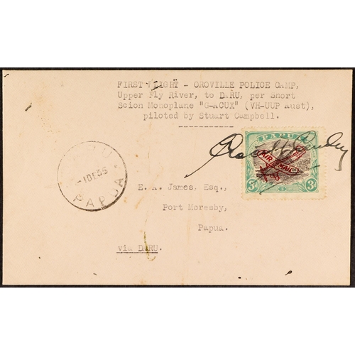 570 - PAPUA AIRMAIL 1935 (27th November) Oriville Police Camp to Port Moresby via Daru (Eustis P95), with ... 