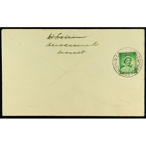 590 - NEW GUINEA AIRMAIL 1938 (20th April) Carpenter & Co Sydney - Salamaua cover (Eustis P129), signed by... 