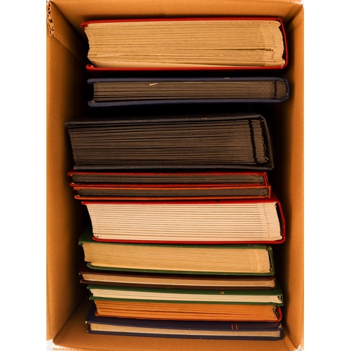 6 - EMPTY STOCKBOOKS a range of 13 large format used books in various sizes, a binder of Hagner pages, a... 