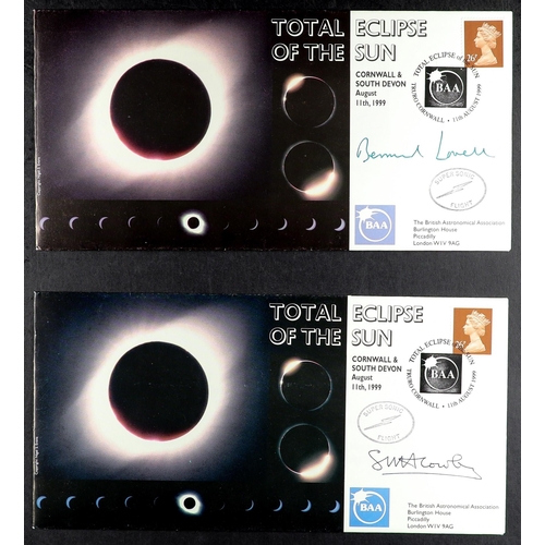 62 - COLLECTIONS & ACCUMULATIONS SIGNED & CERTIFIED COVERS - SPACE RELATED an album of GB 1990-2002 cover... 