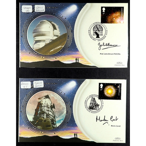 62 - COLLECTIONS & ACCUMULATIONS SIGNED & CERTIFIED COVERS - SPACE RELATED an album of GB 1990-2002 cover... 