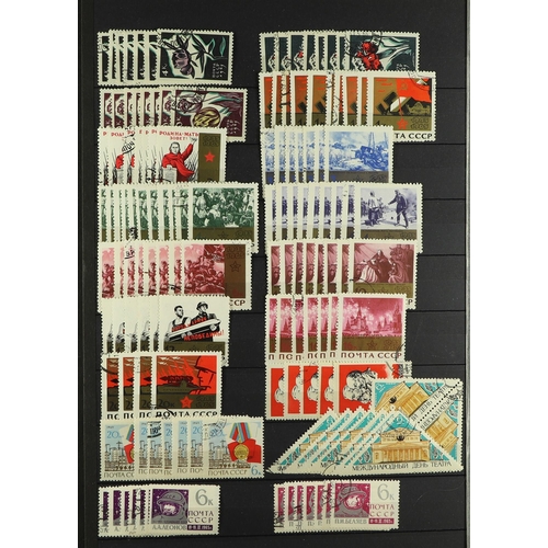 621 - RUSSIA 1923-88 MAINLY USED ACCUMULATION in 5 large stockbooks, with light duplication (up to about 1... 