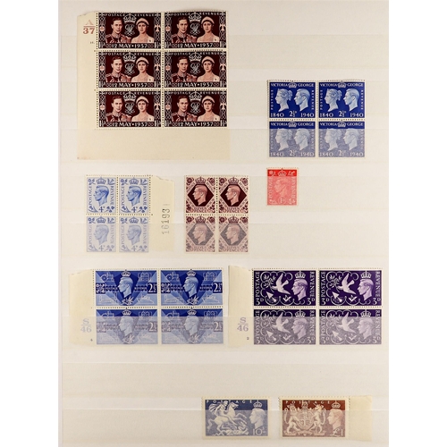 64 - COLLECTIONS & ACCUMULATIONS COMMONWEALTH largely KGVI mint ranges in a stockbook. (Qty)