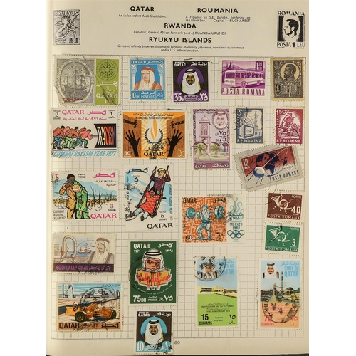 67 - COLLECTIONS & ACCUMULATIONS WORLD COLLECTION IN A SWIFTSURE ALBUM well filled with issues to about 1... 