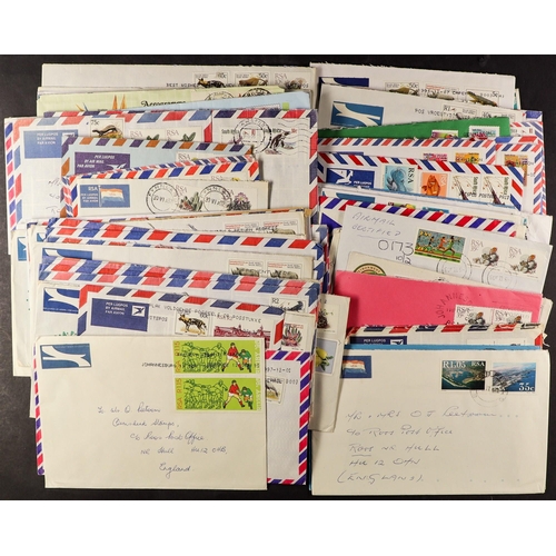 688 - SOUTH AFRICA BOX OF COVERS few 100's, almost all are South Africa and related areas, some Cape stati... 