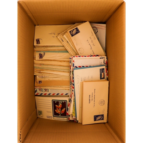 688 - SOUTH AFRICA BOX OF COVERS few 100's, almost all are South Africa and related areas, some Cape stati... 