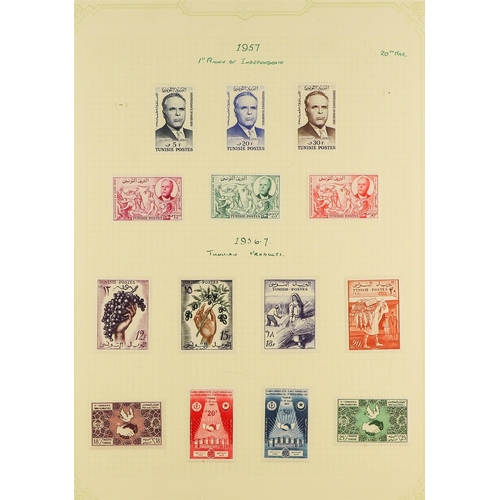 725 - TUNISIA 1966-92 MINT COLLECTION incl. 1965-66 Birds (Air) set, 1968-69 Flowers set, 1968 Animals set... 