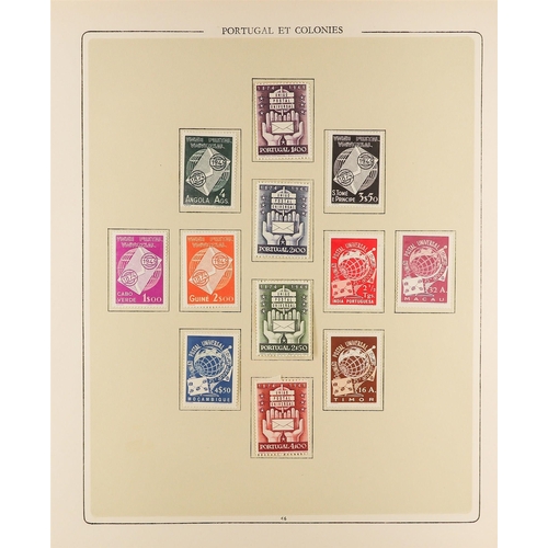 73 - TOPICALS UNIVERSAL POSTAL UNION 1949 Foreign countries collection of mint sets and miniature sheets ... 