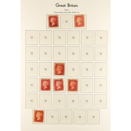 742 - GREAT BRITAIN 1854 - 1996 an unchecked mint and used collection in Lighthouse album with a good rang... 