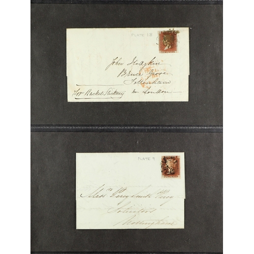 745 - GREAT BRITAIN 1680's - 1913 COVERS COLLECTION of chiefly pre-stamps & Queen Victorian period items i... 